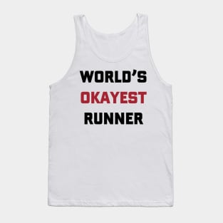 World's Okayest Runner Tank Top